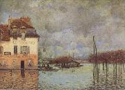 Alfred Sisley Fllod at Port-Marly Sweden oil painting artist